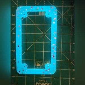 Glow in the dark motorcycle license plate